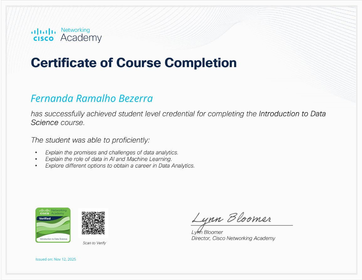 Certificado Introduction to Data Science